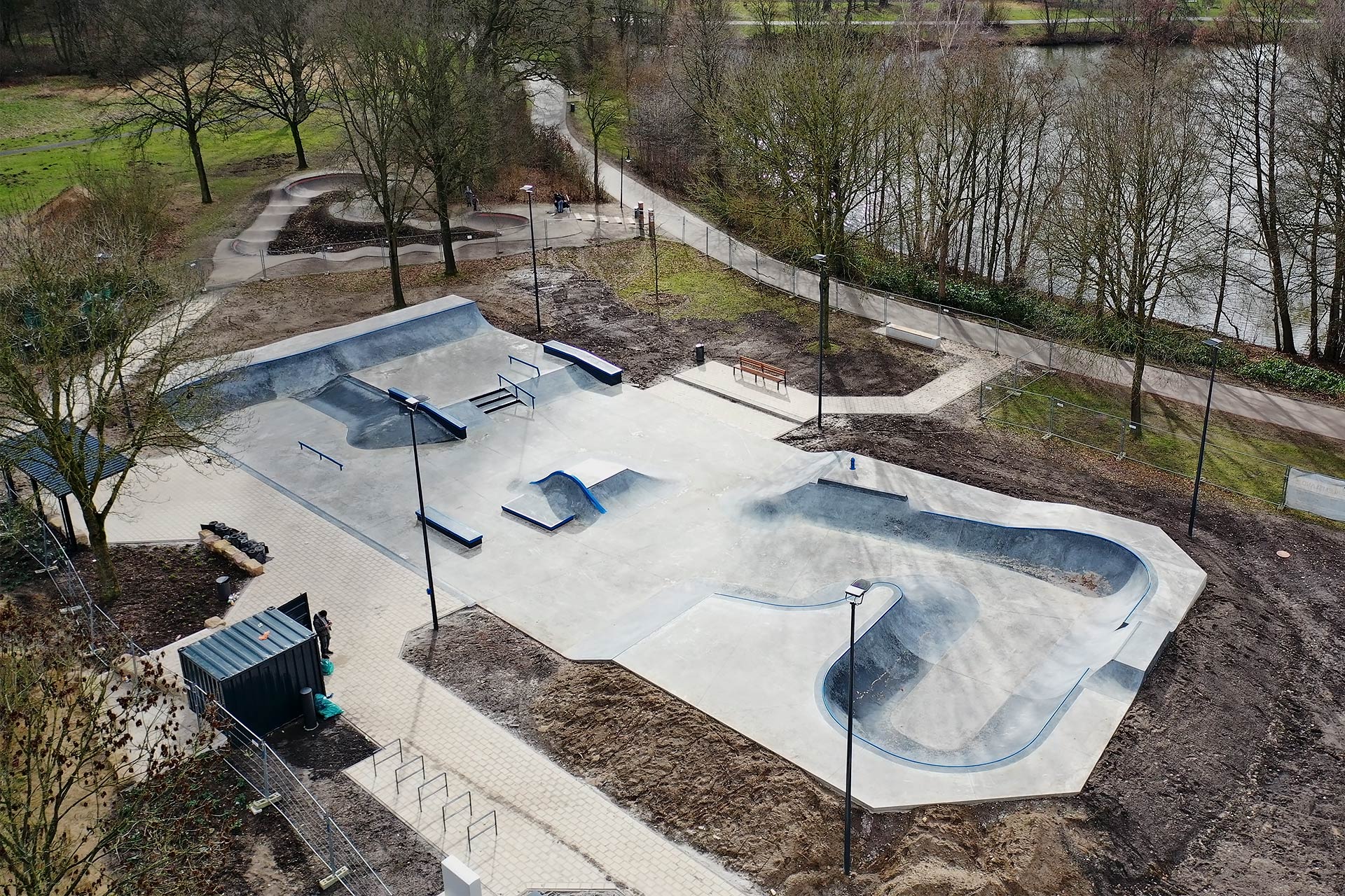 The new Ibbenbüren skatepark by Yamato Living Ramps is officially open